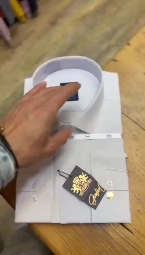 پیراهن مردانه اداری مجلسی دوشین رنگ صورتی 