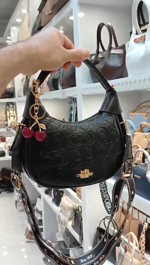 کیف دوشی طرح برند coach گیلاسی