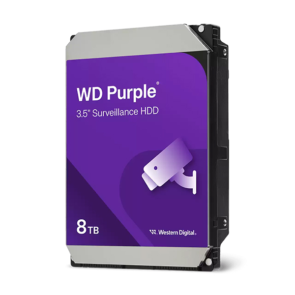 هارد دیسک وسترن دیجیتال WD Purple Surveillance wd85purz ظرفیت 8 ترابایت