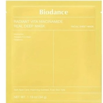  ماسک بایودنس مدل Niacinamide روشن کننده و ضد لک(1 عدد ا Biodance Niacinamide Brightening Mask 1 pc)