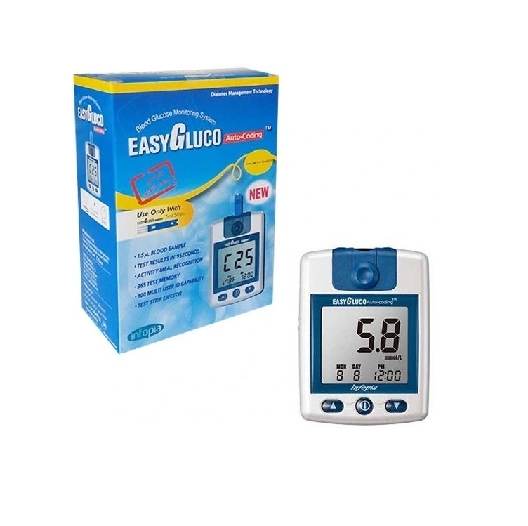 دستگاه تست قند خون ایزی گلوکو بدون نوار تست ا(Easy Gluco Glucose Test Device)