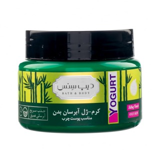 ماست بدن (کرم ژل آبرسان بدن) بامبو و درخت چای مناسب پوست چرب دیپ سنس