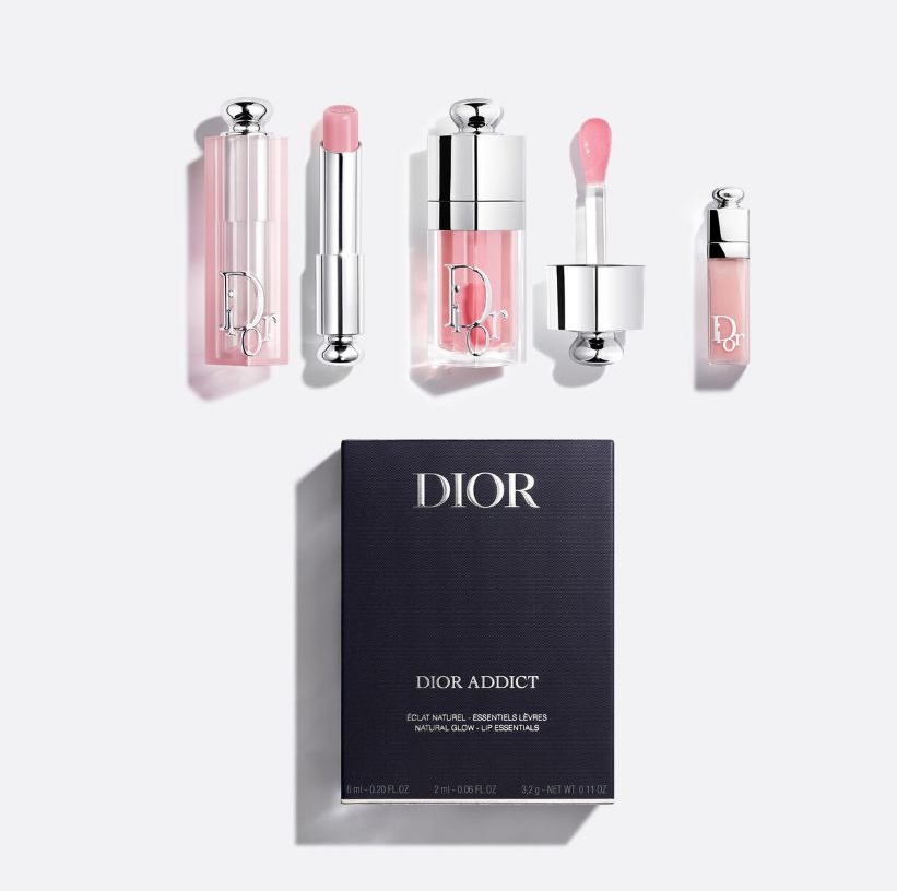 پک بالم لیپ گلاس و رژ 3 عددی لب دیور Dior addict natural glow set