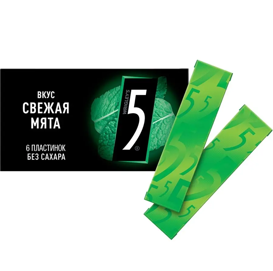 آدامس فایو نعنایی 6 عددی با طعم Fresh Mint