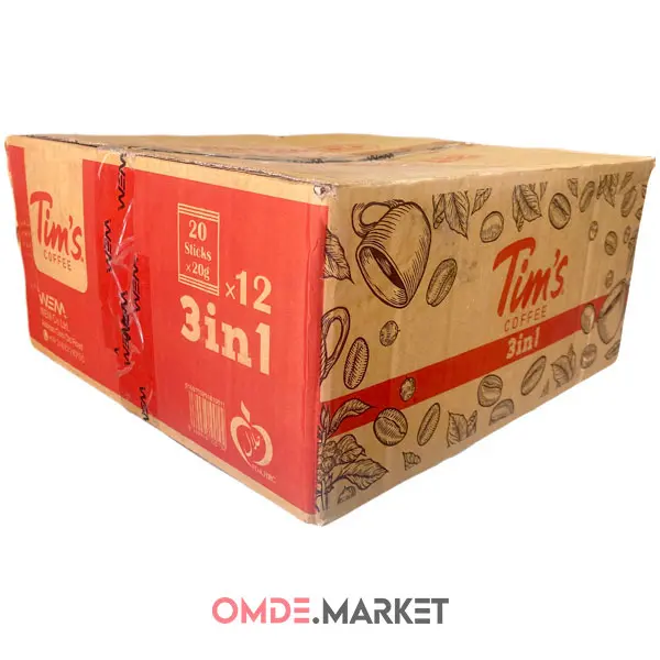 کافی میکس Tim's تیمز 3 در 1 عمده 12 بسته 20 عددی