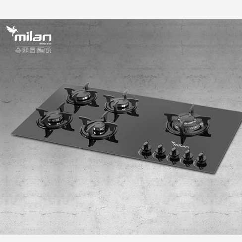 گاز پنج شعله شیشه ای G91 میلان برنز (پس کرایه)