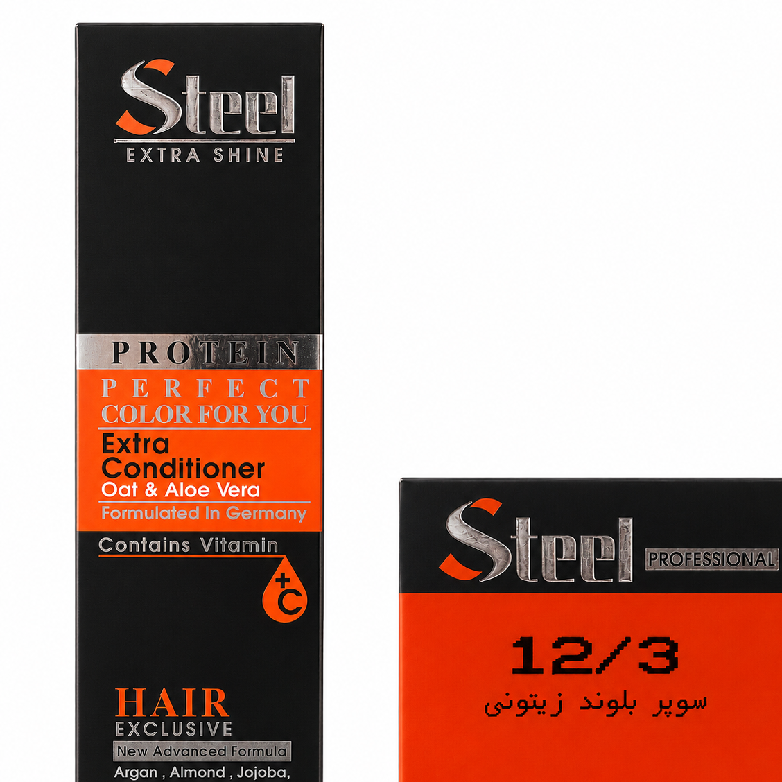 رنگ مو استیل شماره 12.3 سوپر بلوند زیتونی