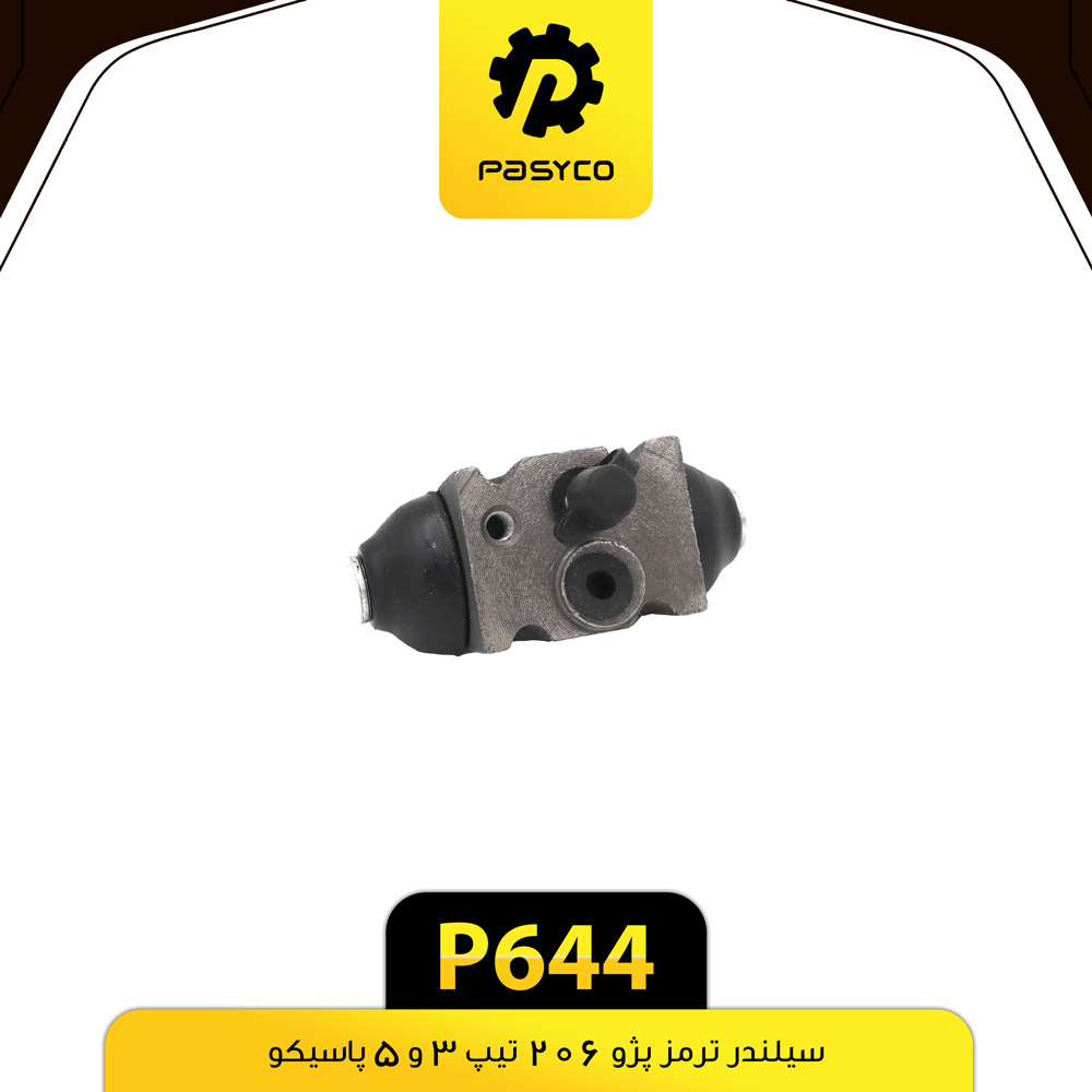 سیلندر ترمز پژو 206 تیپ 3 و تیپ5پاسیکو(2عددی) P644