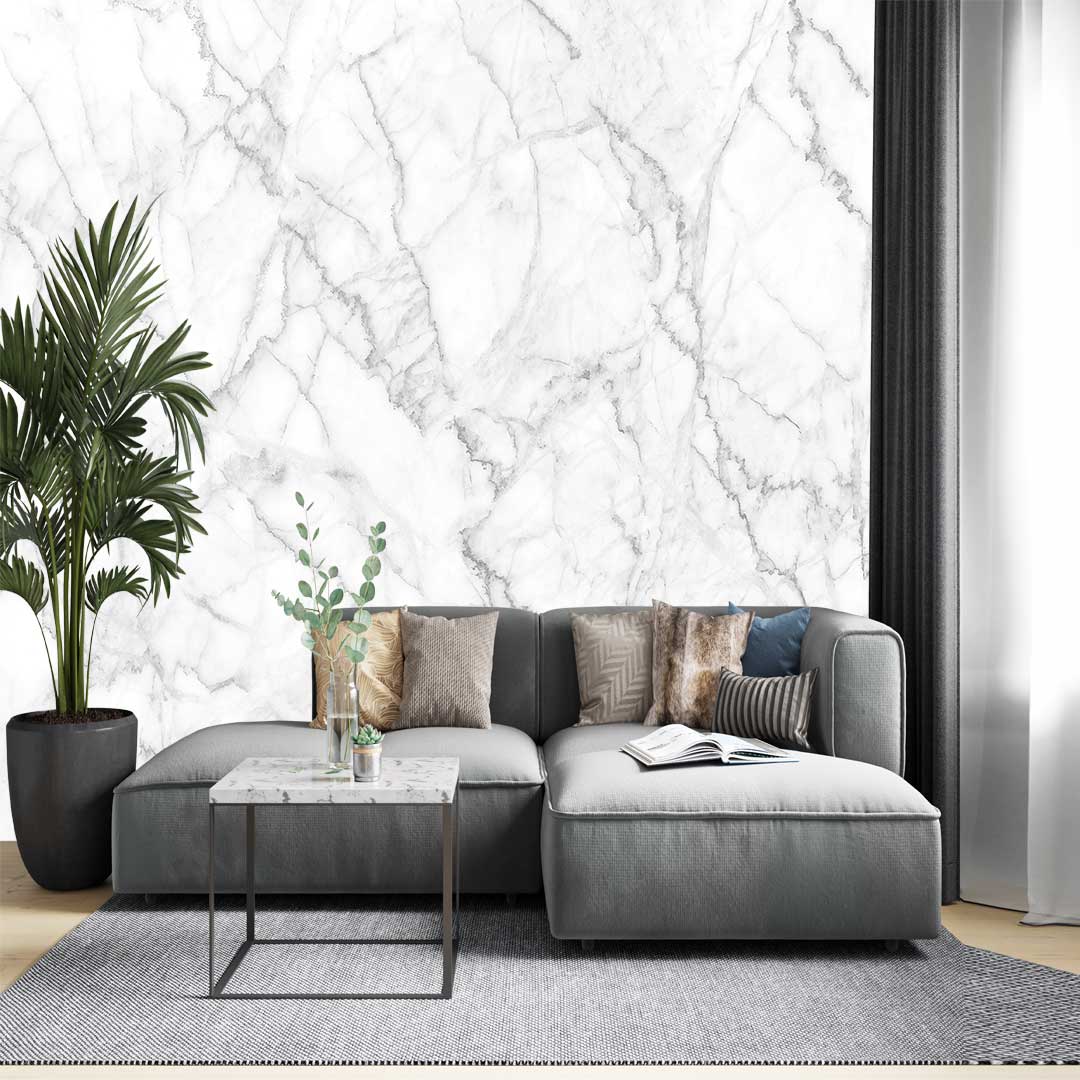 پوستر دیواری ماربل سنگ مرمر سفید t5162