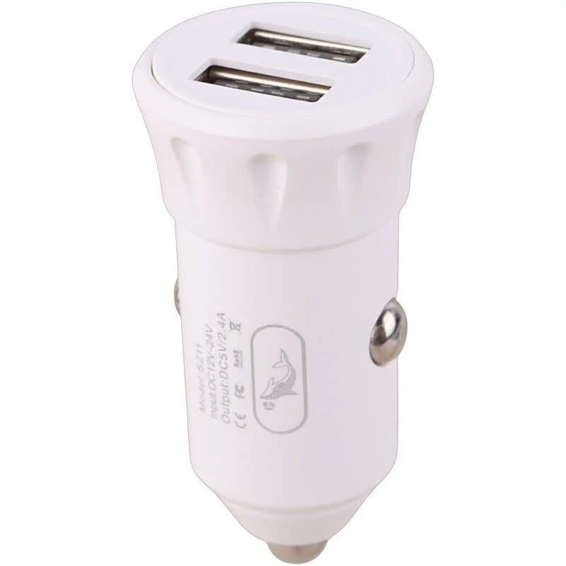  شارژر فندکی 12 وات اسکای دلفین با 2 پورت خروجی USB