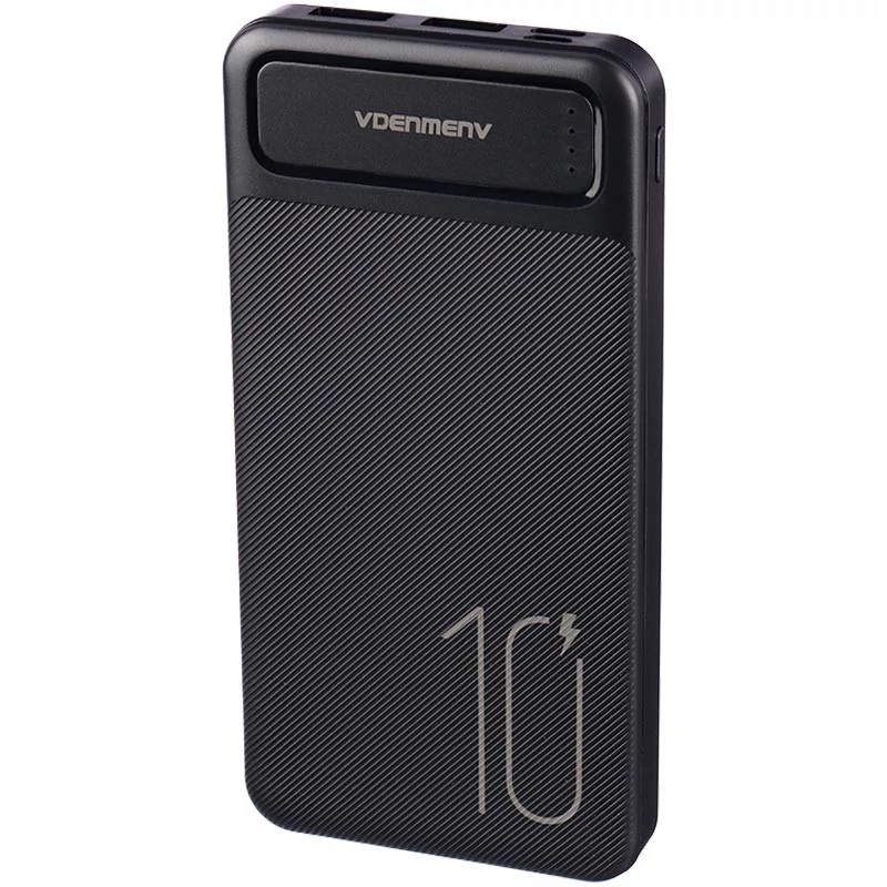 پاوربانک 10.000mah دنمن vdenmenv مدل 09 رنگ مشکی