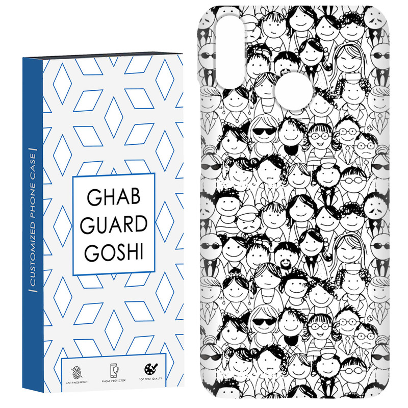 کاور قاب گارد گوشی طرح آدمک کد Dimo-076 مناسب برای گوشی موبایل هوآوی Y9 2019 گارد گوشیقاب گوشگاردقابقاب موبایل