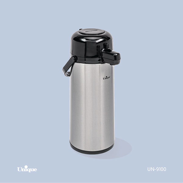 فلاکس 25 لیتر پمپی شیشه دار UN-9100