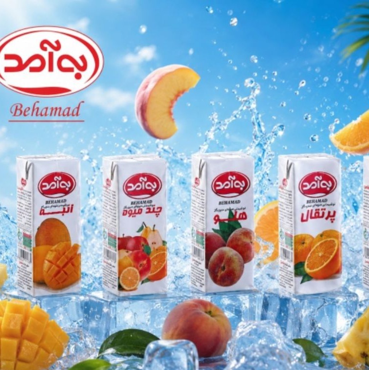 آبمیوه تتراپک به آمد 200 سی سی