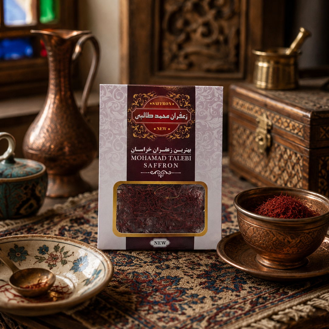 زعفران نگین قائنات،سنتی و درجه یک (1گرم)