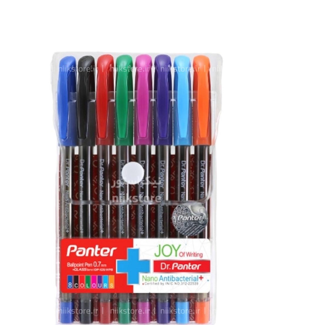 بسته خودکار 8 رنگ پنتر کد DP105