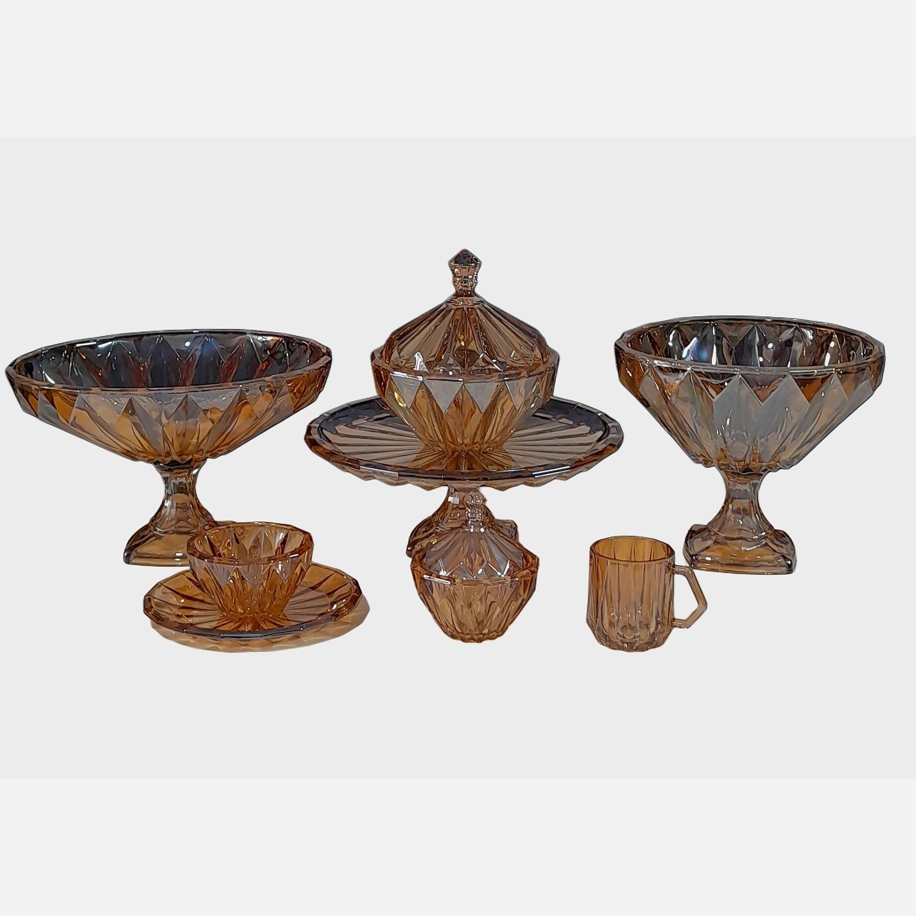 سرویس 25پارچه مودنا عسلی
