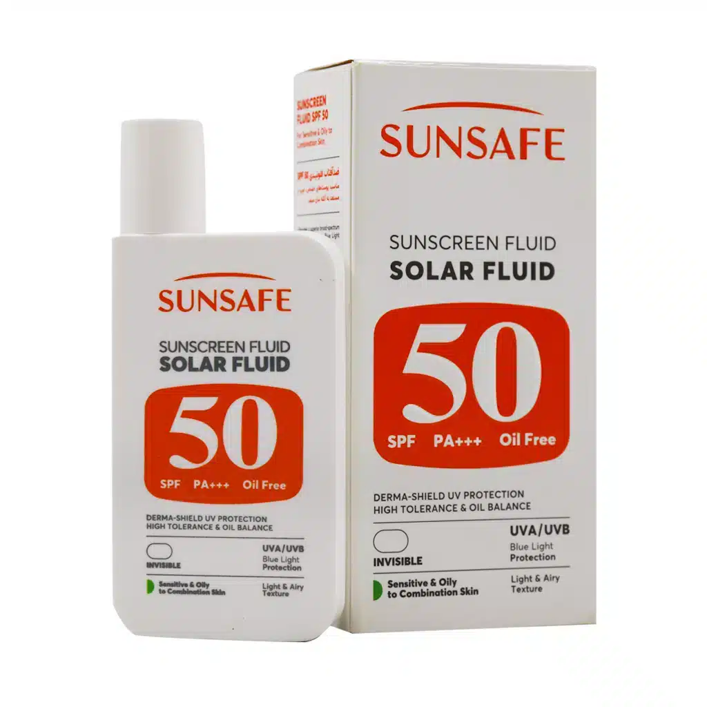 سان سیف استیک ضد آفتاب با SPF +50 مناسب پوست حساس و چرب و مستعد آکنه 55 میل