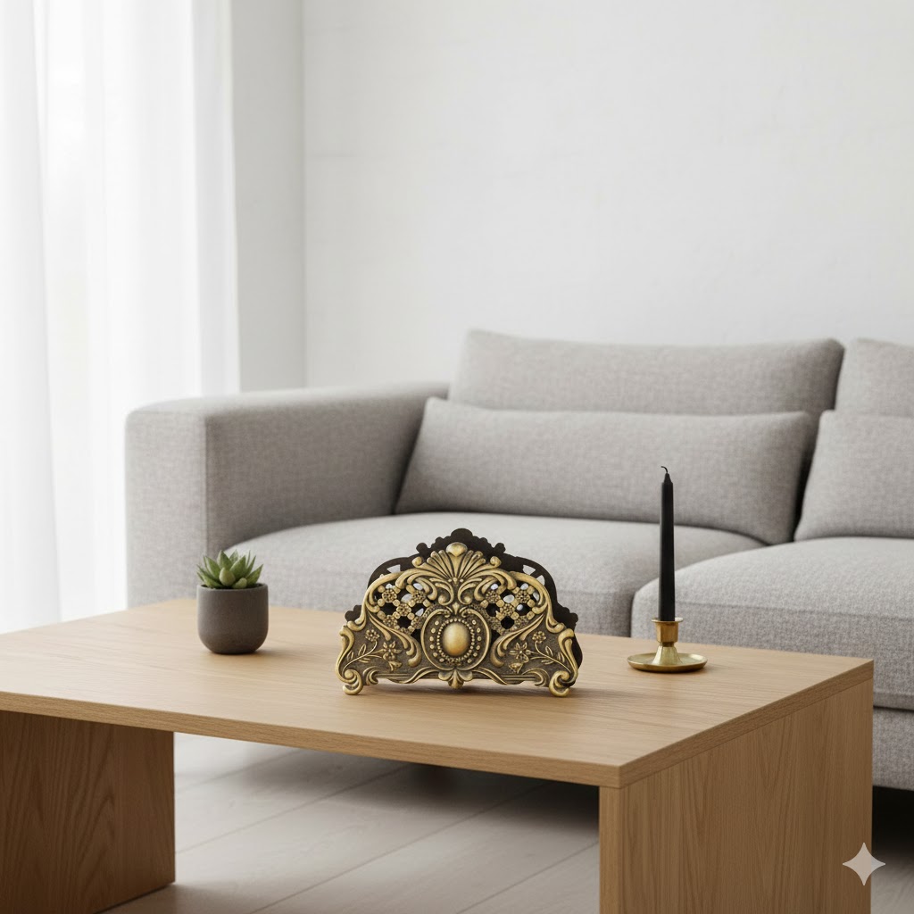 جا دستمالی کتابی آنتیک یونیک کد 1321