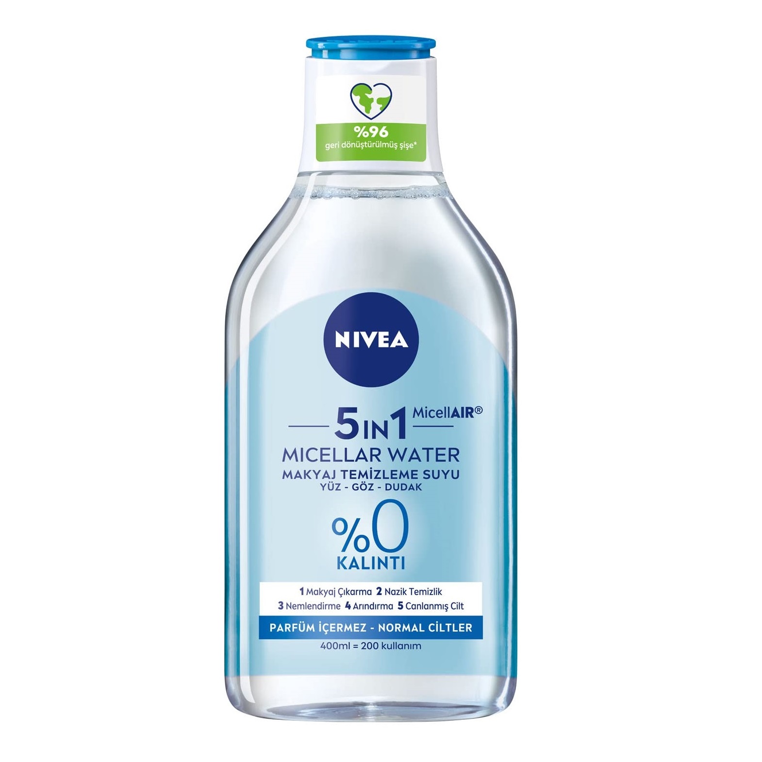 میسلار واتر 5 در 1 پوست نرمال نیوا 400 میل NIVEA MICELLAR WATER