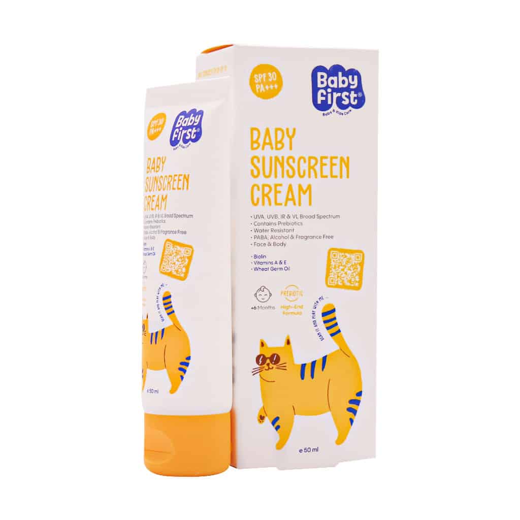 کرم ضد آفتاب کودکان SPF30 بیبی فرست 50 میل