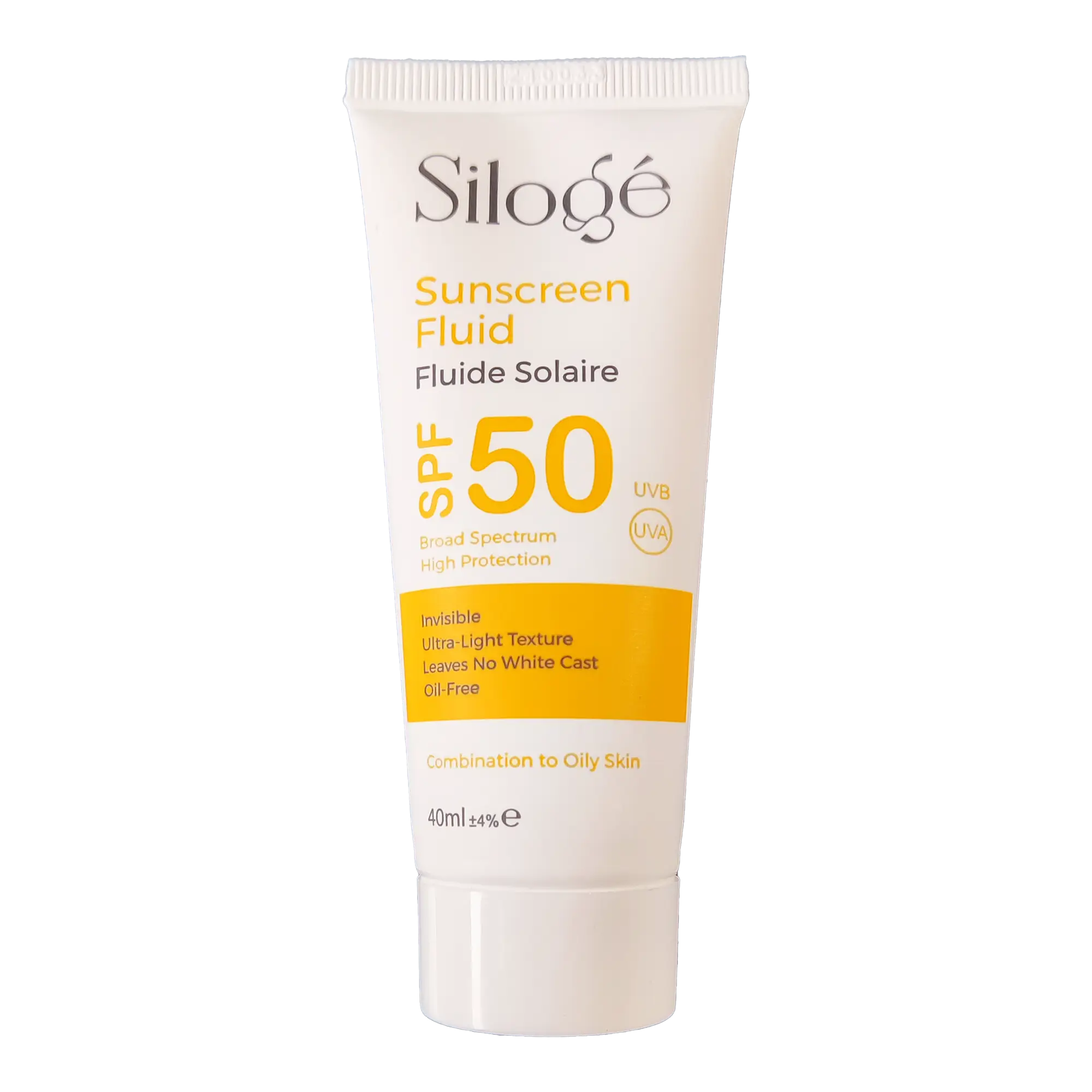 فلوئید ضد آفتاب پوست چرب و مختلط سیلوژه SPF50