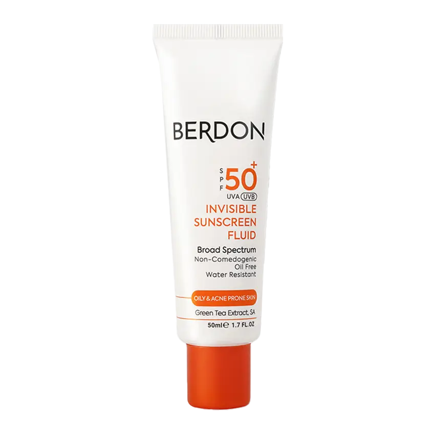 فلوئید ضد آفتاب بی رنگ پوست چرب بردون +SPF50