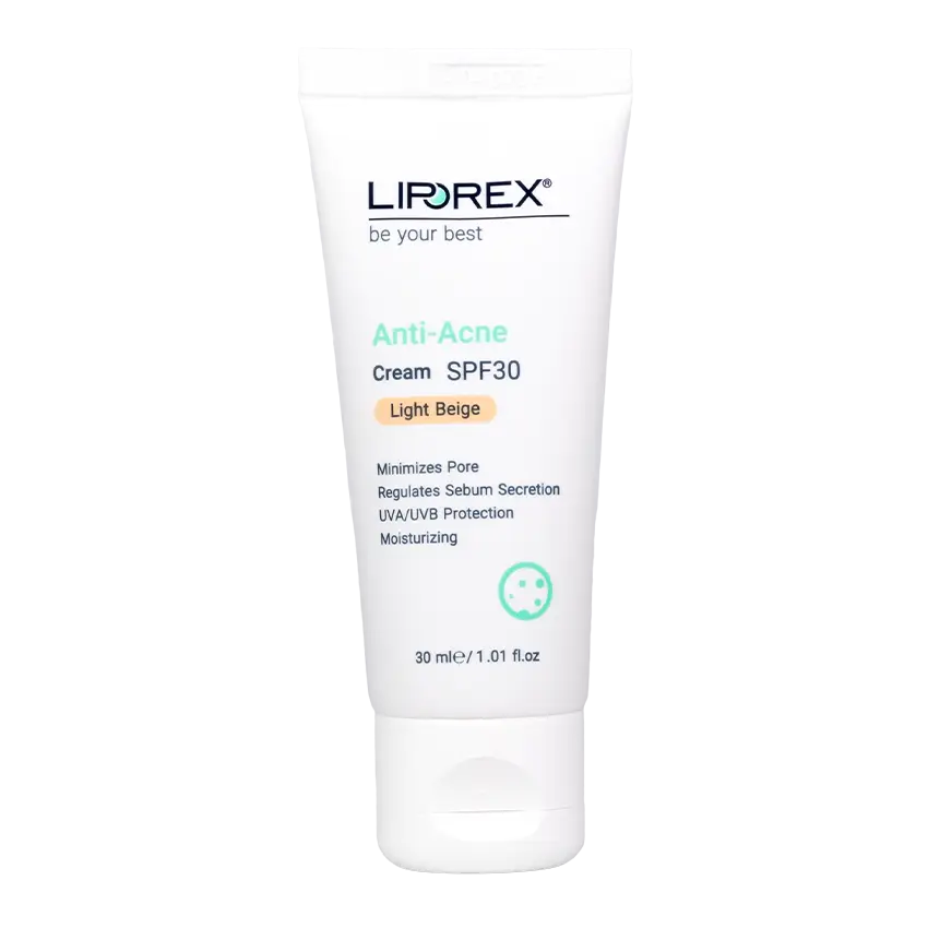 کرم ضد جوش رنگی لیپورکس SPF30