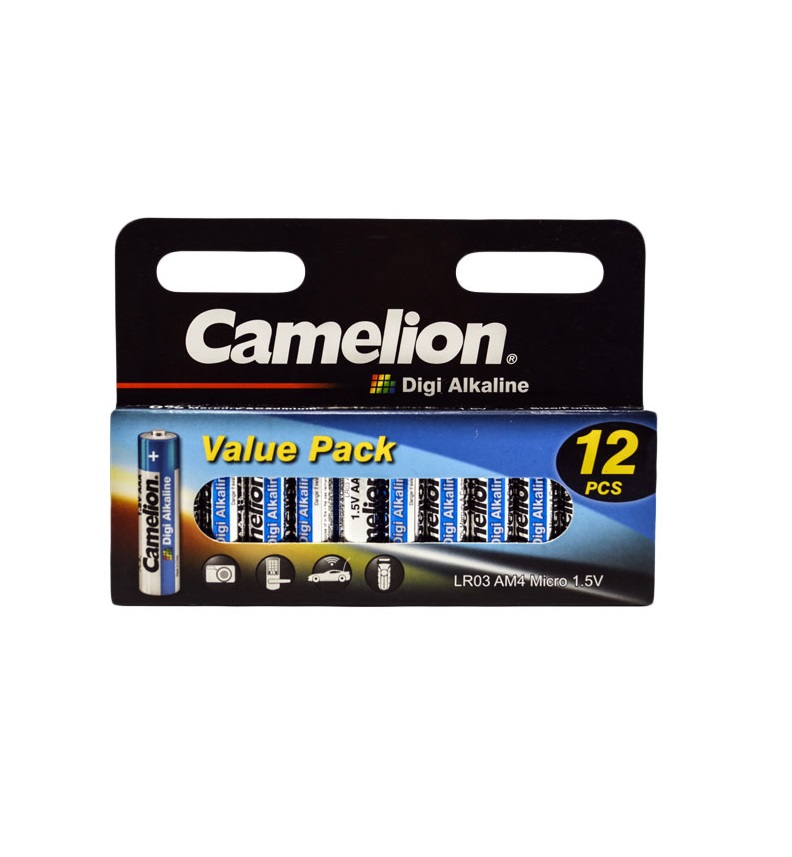 باتری قلمی دی جی Camelion Digi Alkaline (جعبه 12 تایی)