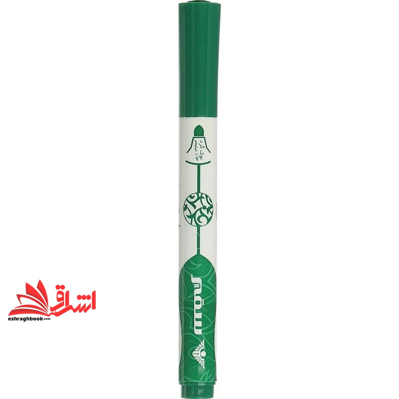 ماژیک وایت برد سبز سر گرد