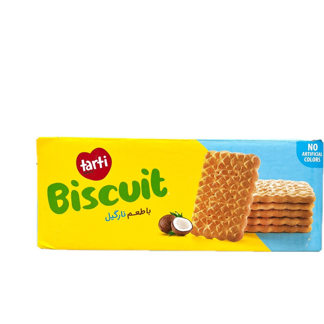 بیسکویت نارگیلی ساده 2.7 کیلو (هشت کارتن)