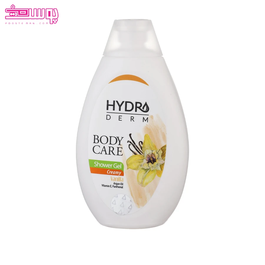 شامپو بدن کرمی هیدرودرم مدل وانیل حجم 500ml