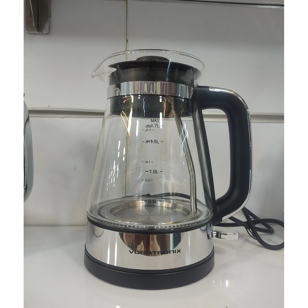 کتری برقی وگاترونیکس مدل VE235 ظرفیت 1.7 لیتر کتری برقی جوش سریع مناسب چای و قهوه