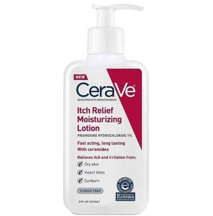 لوسیون کرم مرطوب کننده و ضد خارش سراوی مدل Itch Relief حجم 237 میلی لیتر