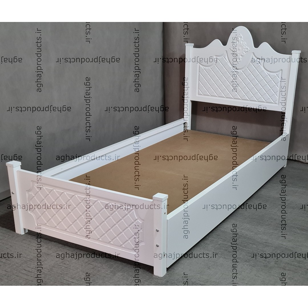 تخت خواب یکنفره مدل سرو برند آغاج سایز200 90