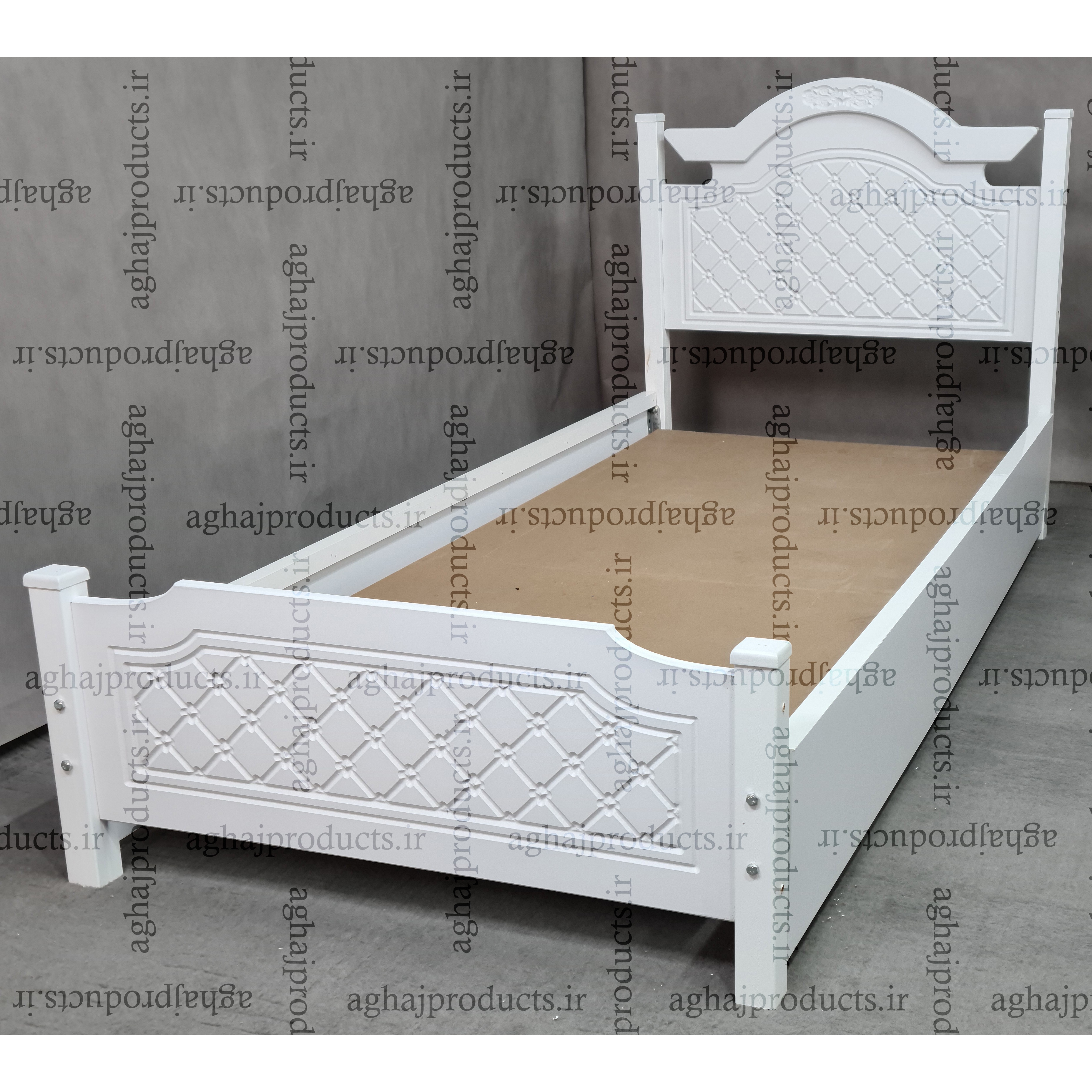 تخت خواب یکنفره مدل روژان برند آغاج سایز 200 90