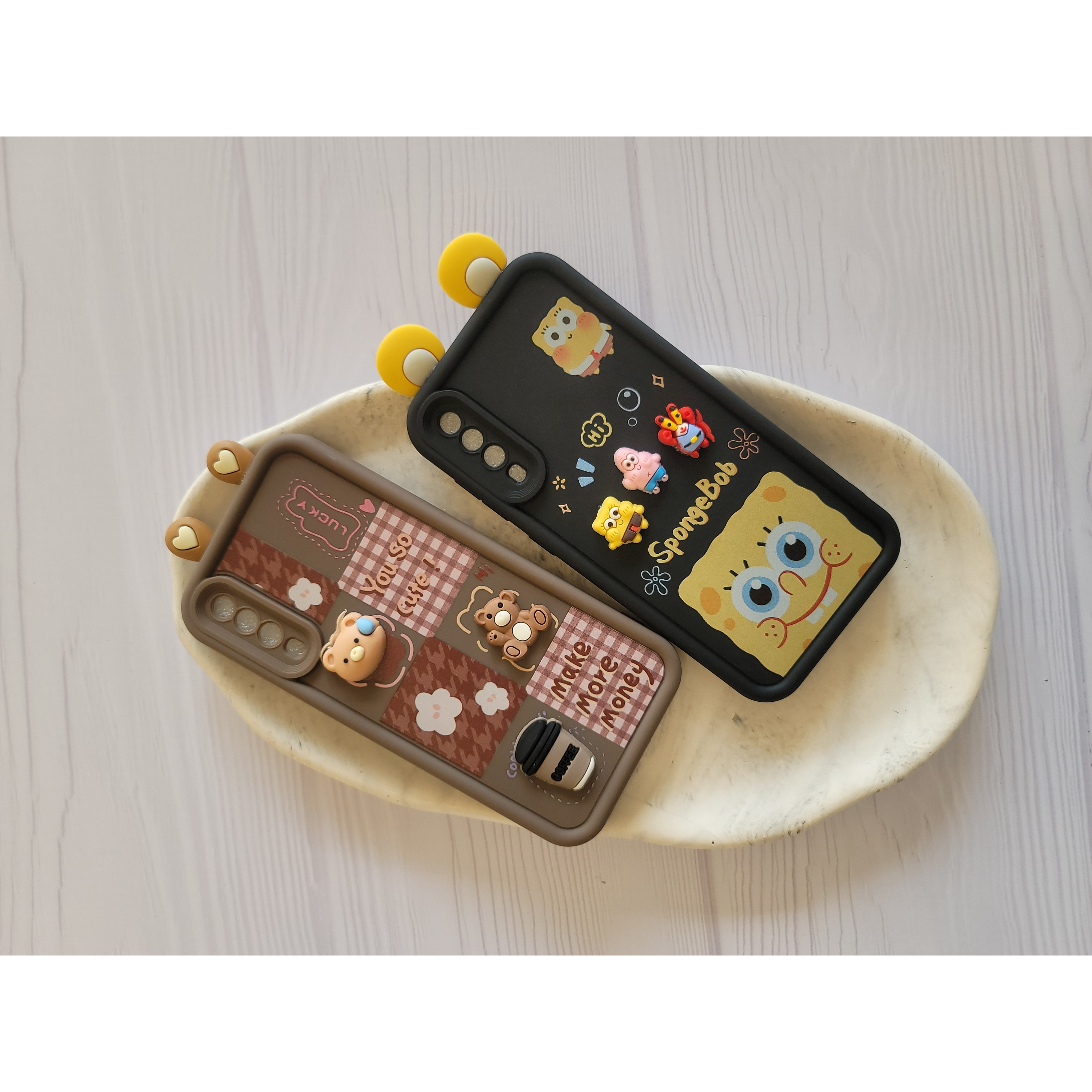 قاب گوشی a50 a50s عروسکی گوشدار