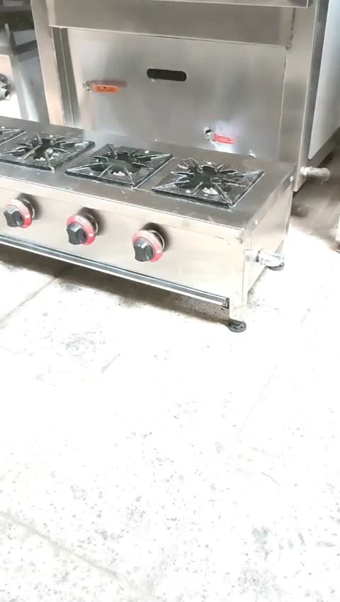 اجاق گاز صنعتی رومیزی 4 شعله