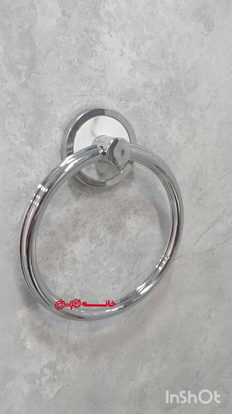 جاحوله آویز هارمونی مدل روشا رنگ ماربل سفید کروم