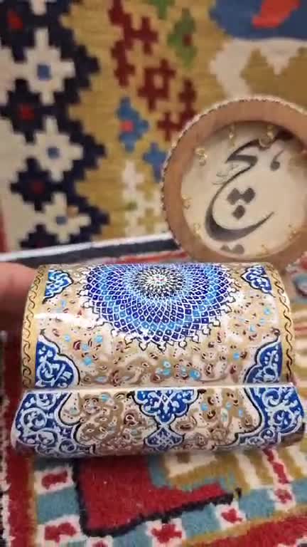 جعبه جواهرات نقاشی مینیاتور کد5
