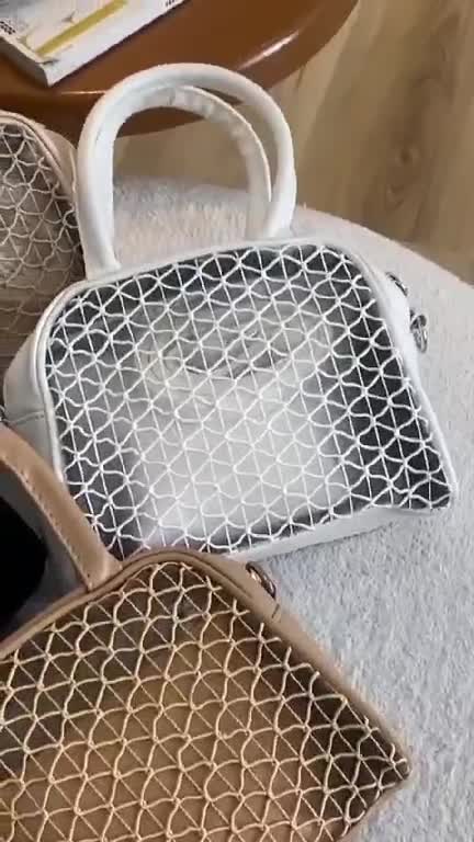 کیف زنانه گیپور شیک و زیبا دستی و دوشی 