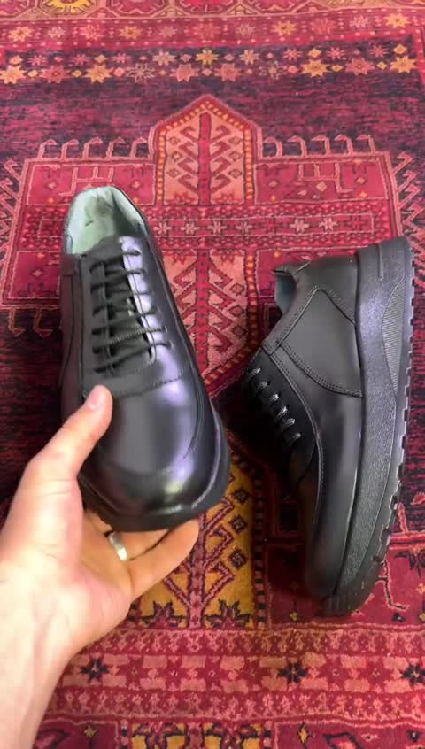 کفش مردانه تمام چرم طبیعی مدل فورد