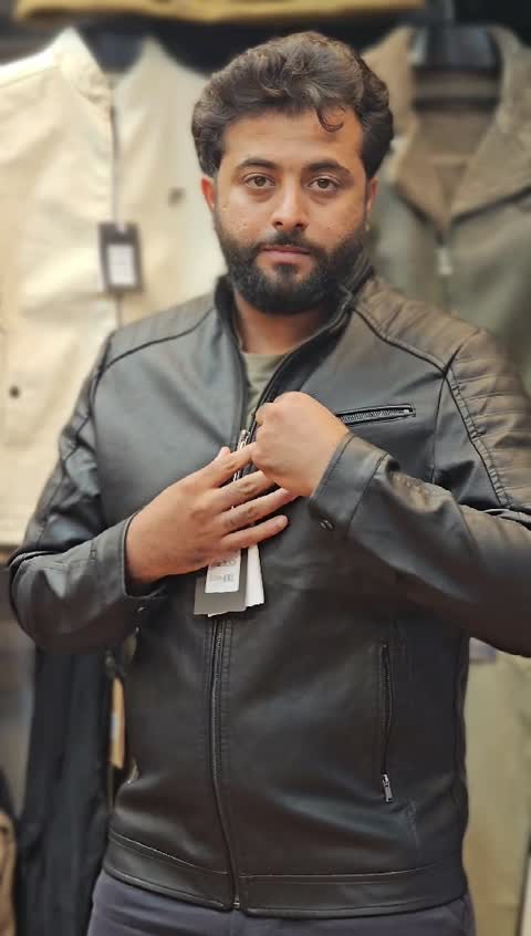 کاپشن چرم وارداتی درجه جه یک