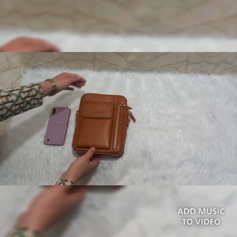 کیف رودوشی چرم طبیعی کراس بادی دستدوز (کیف اسپرت تبریز)