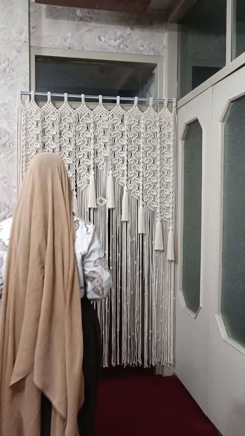 پرده مکرومه رویش (پس کرایه)
