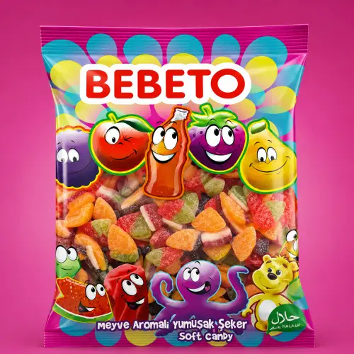 پاستیل یک کیلوگرمی BEBETO فست فود