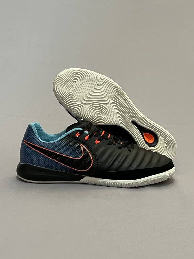 کفش فوتسال نایک تمپو ایکس فاینال مشکی آبی (Nike Tiempox Finale)