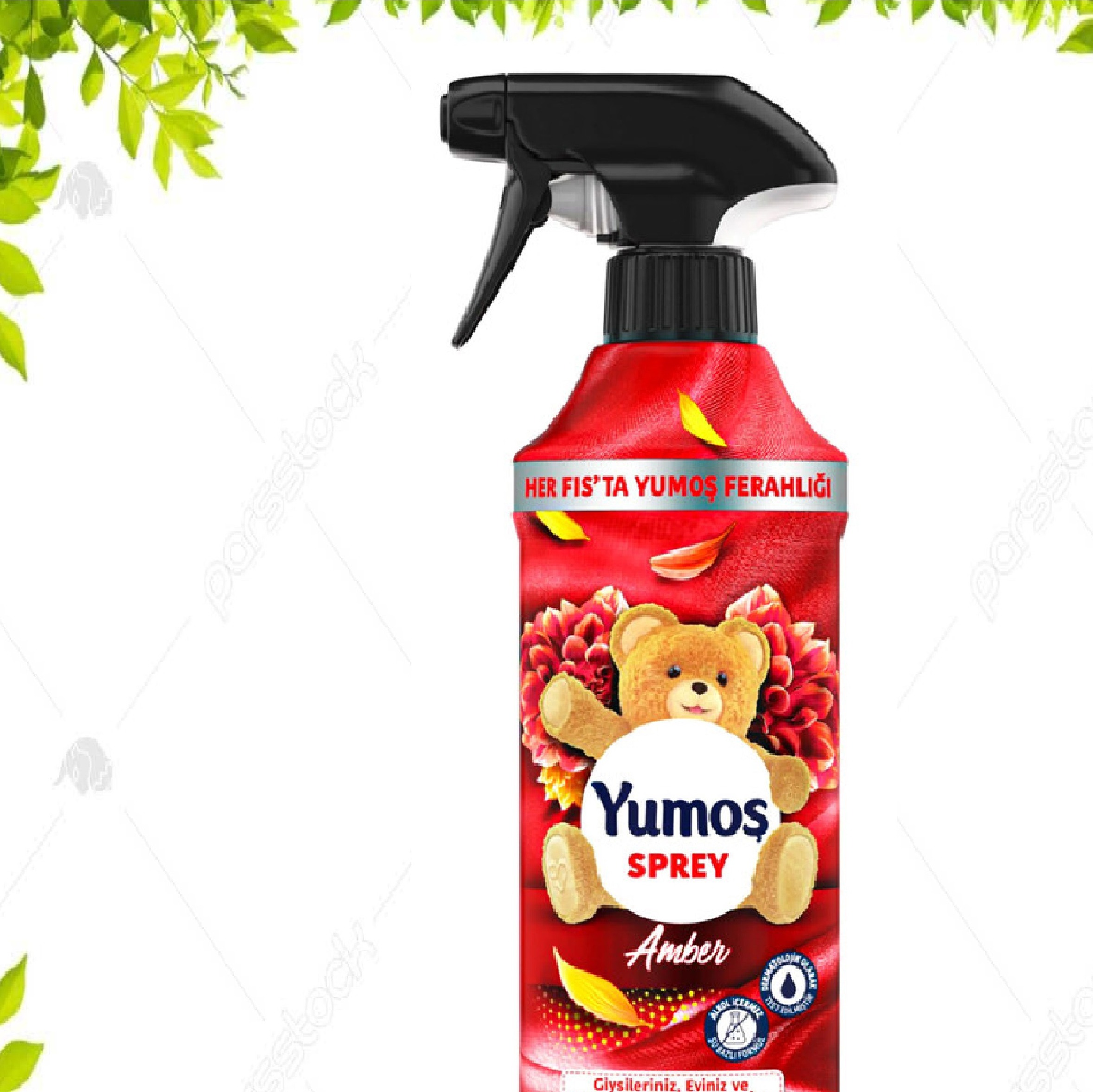 اسپری خوشبوکننده هوا یوموش رایحه Amber حجم 450 میلی لیتر