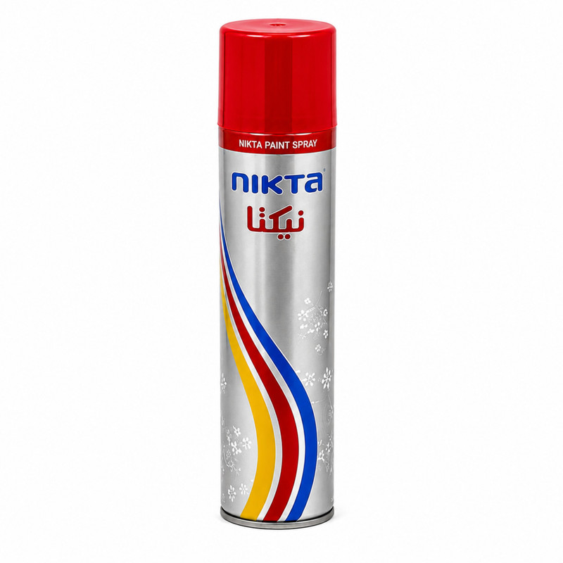 اسپری رنگ قرمز براق نیکتا مدل Paint Spray حجم 300 میلیلیتر