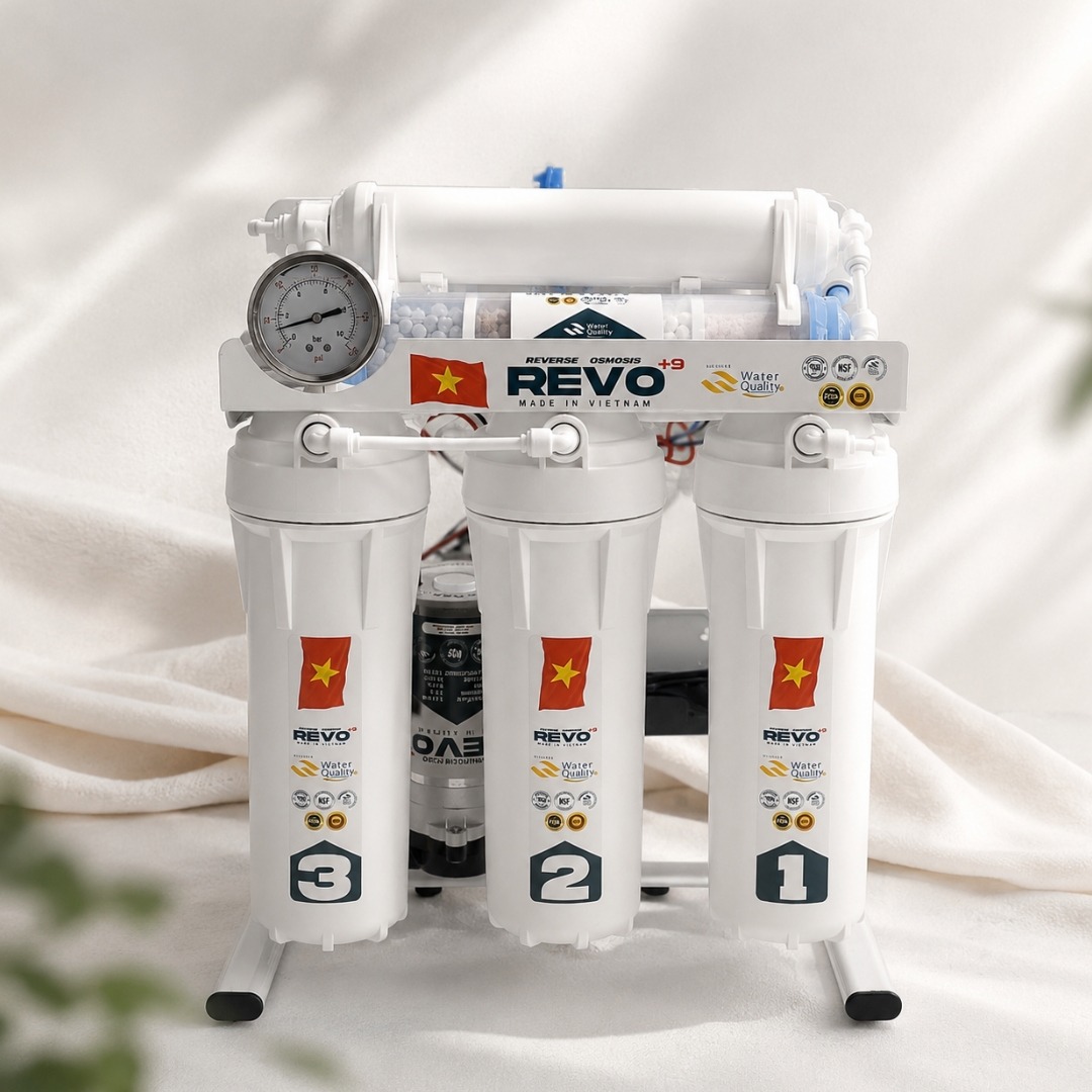 دستگاه تصفیه آب خانگی Revo+9 فول ویتنام سیستم تصفیه آب 9 مرحلهای RO